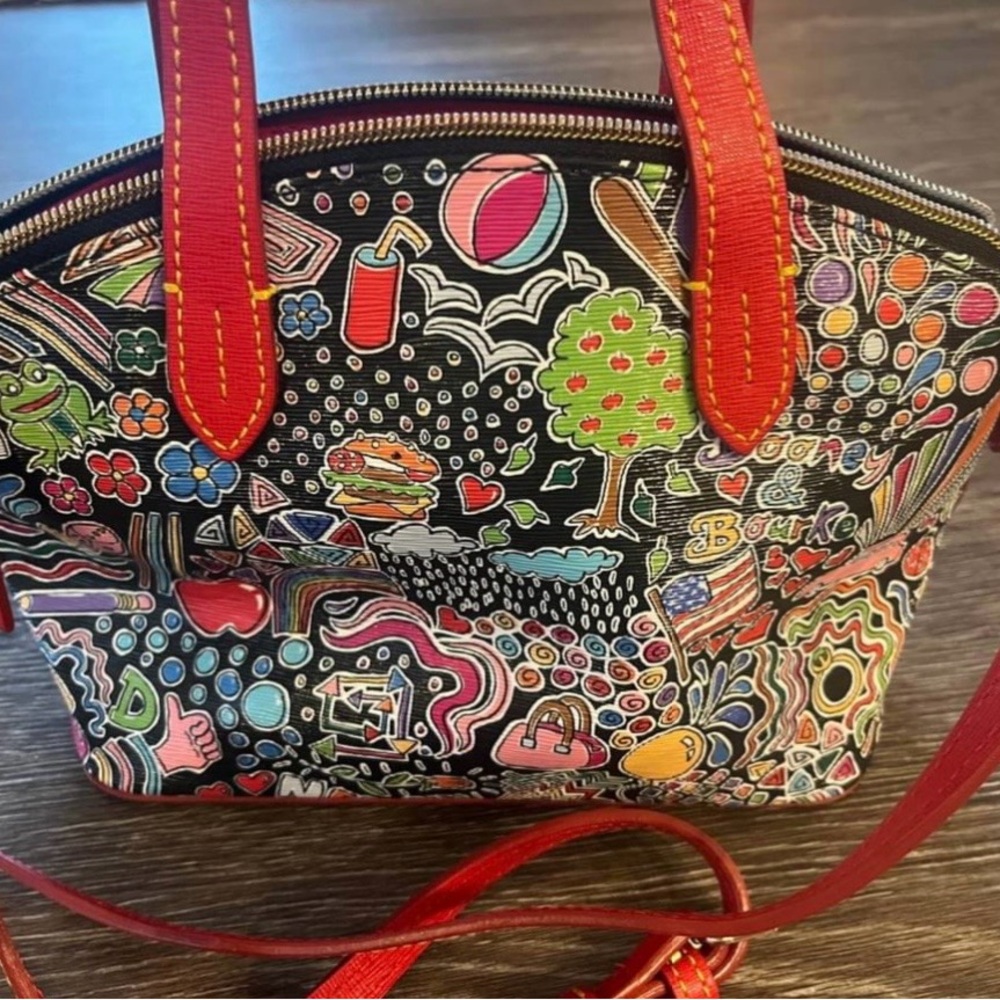 Dooney & Bourke Whimsy Ruby Bitsy Satchel - image 3